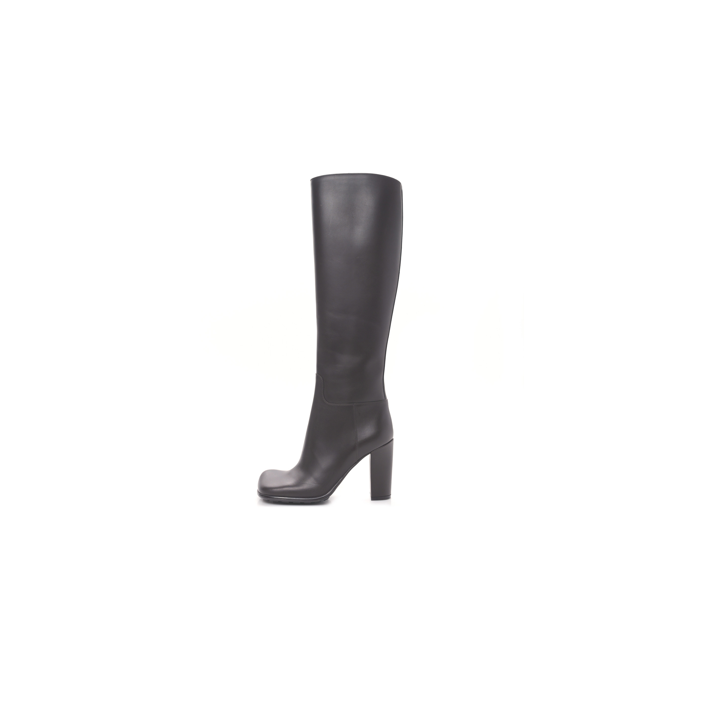 BOTTEGA VENETA CALFSKIN STORM KNEE HIGH BOOTS 35 