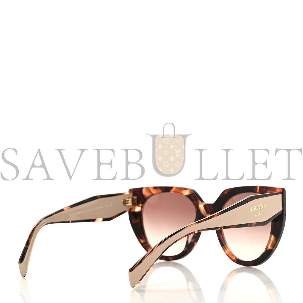 PRADA ACETATE SUNGLASSES SPR 14W TORTOISE PINK PRADA ACETATE SUNGLASSES SPR 14W TORTOISE PINK