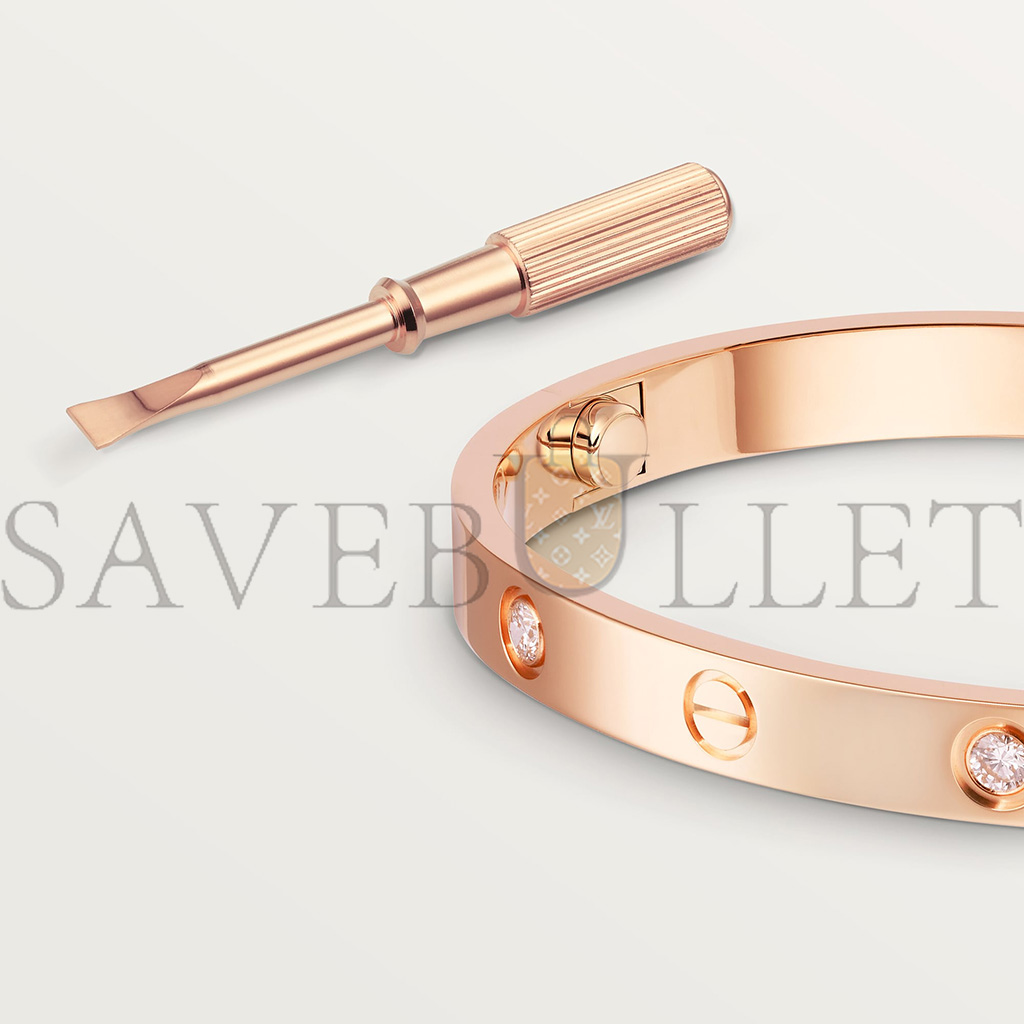 CARTIER LOVE BRACELET, 4 DIAMONDS  B6069917