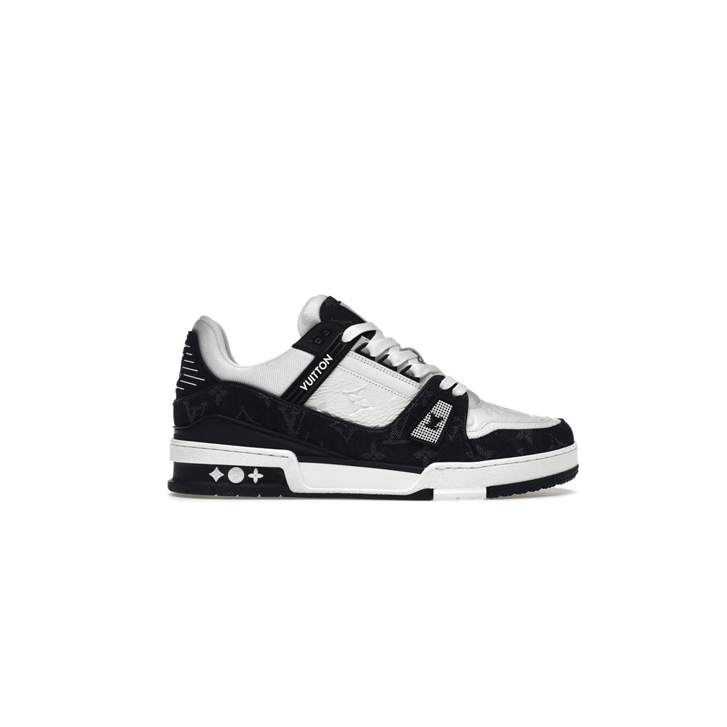 LOUIS VUITTON LV TRAINER WHITE BLACK 1AC2AB