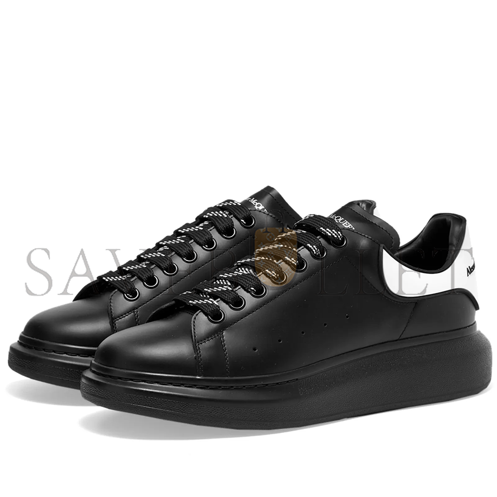 ALEXANDER MCQUEEN OVERSIZED RAISED-SOLE LEATHER TRAINERS 625156WHXMT1006