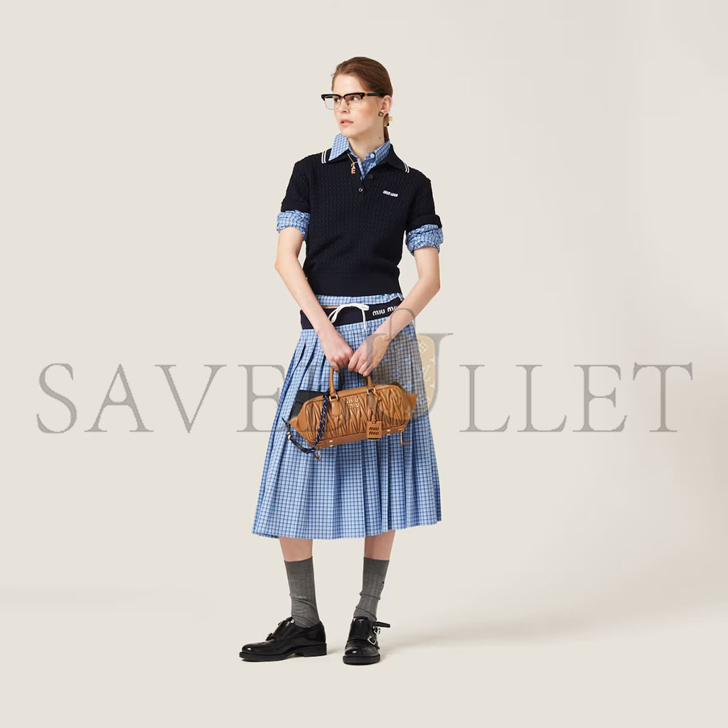 MIU MIU ARCADIE MATELASSÉ NAPPA LEATHER BAG 5BB148 (27*12*9cm) MIU MIU ARCADIE MATELASSÉ NAPPA LEATHER BAG 5BB148 (27*12*9cm)
