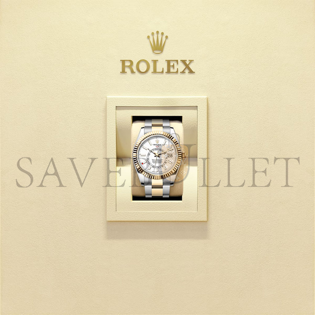 ROLEX SKY-DWELLER OYSTER, 42 MM, OYSTERSTEEL AND YELLOW GOLD WATCH 336933