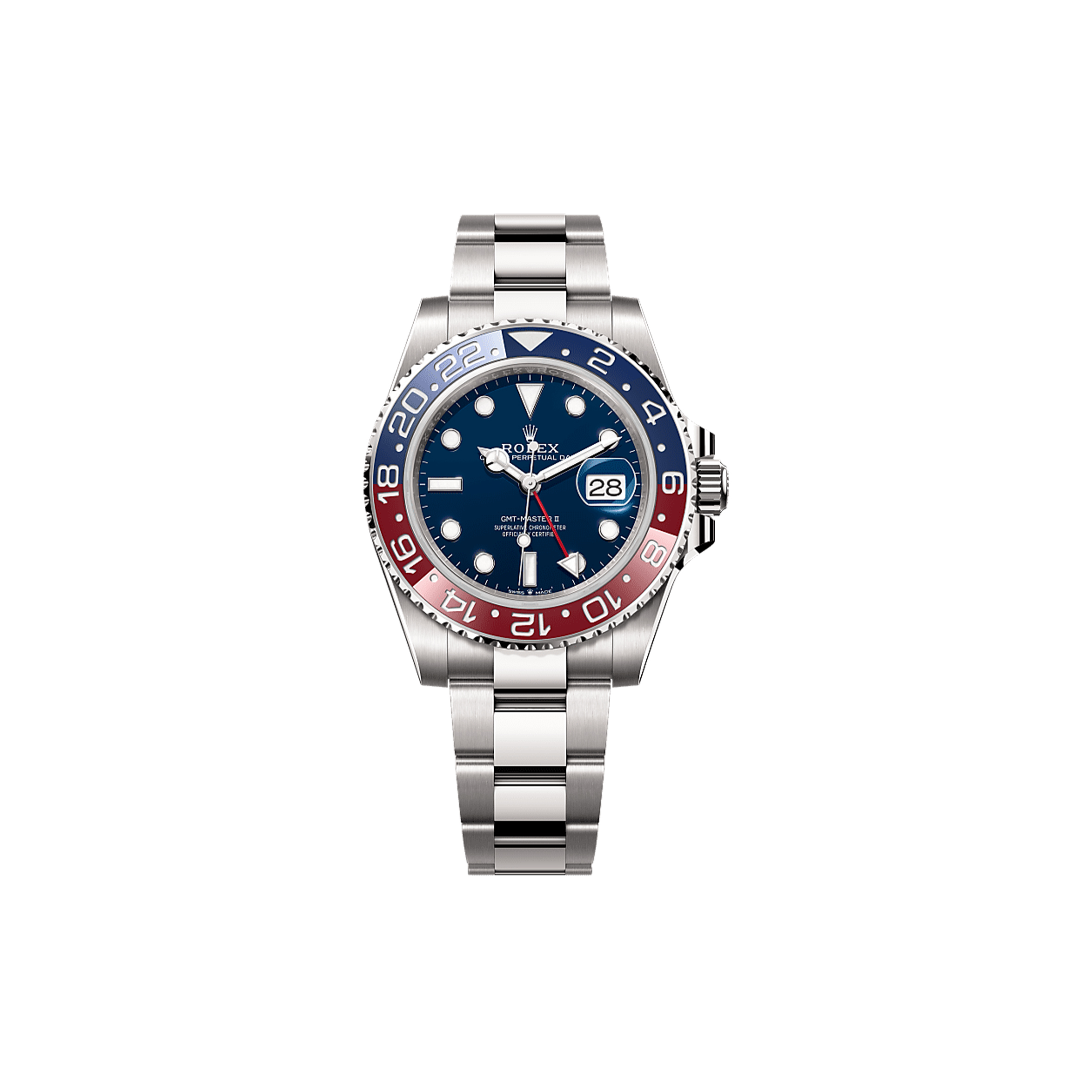 ROLEX GMT-MASTER II OYSTER, 40 MM, WHITE GOLD WATCH 126719BLRO-0003