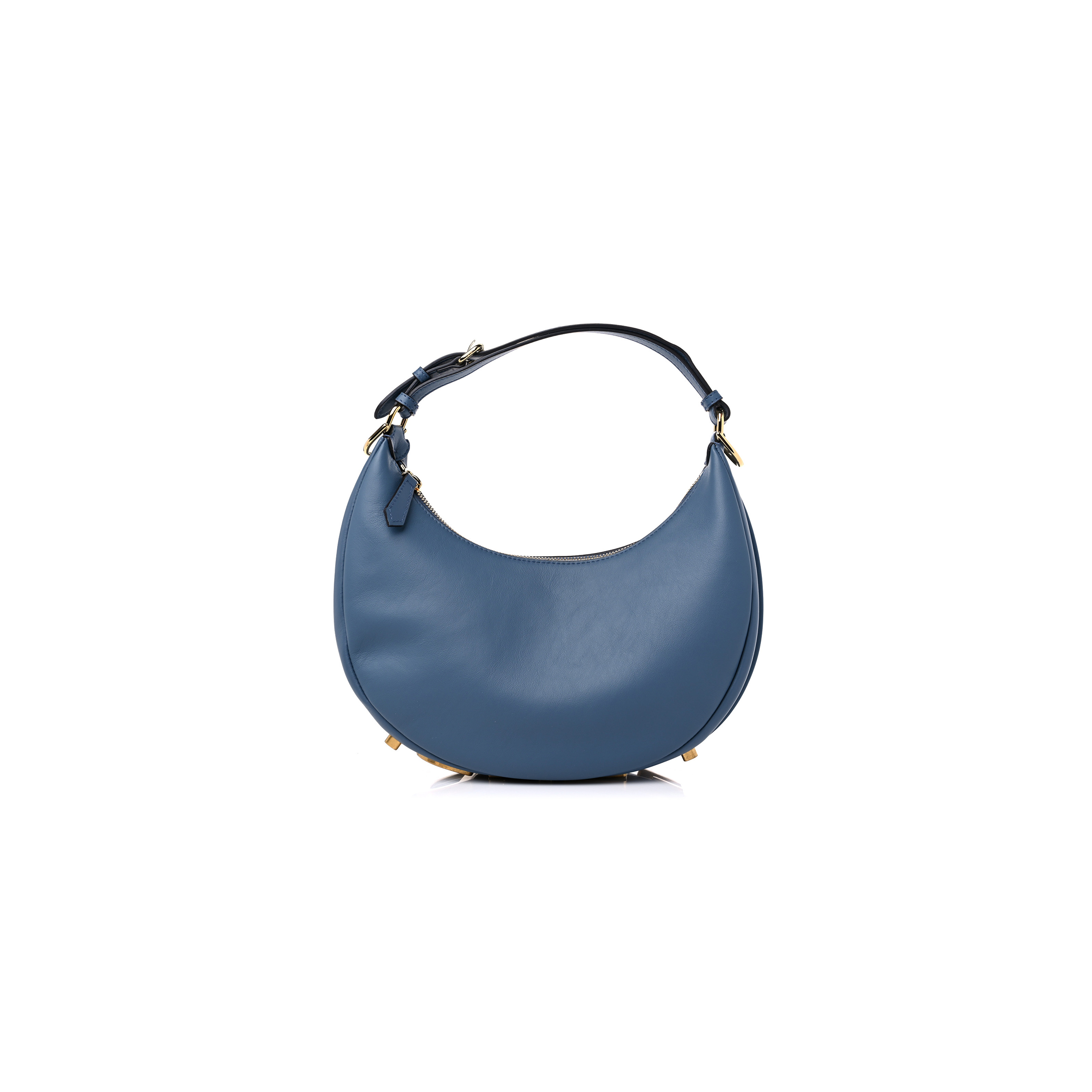 FENDI VITELLO GRACE MATTE SMALL FENDIGRAPHY HOBO BAG MIRTO (30*16*9cm)