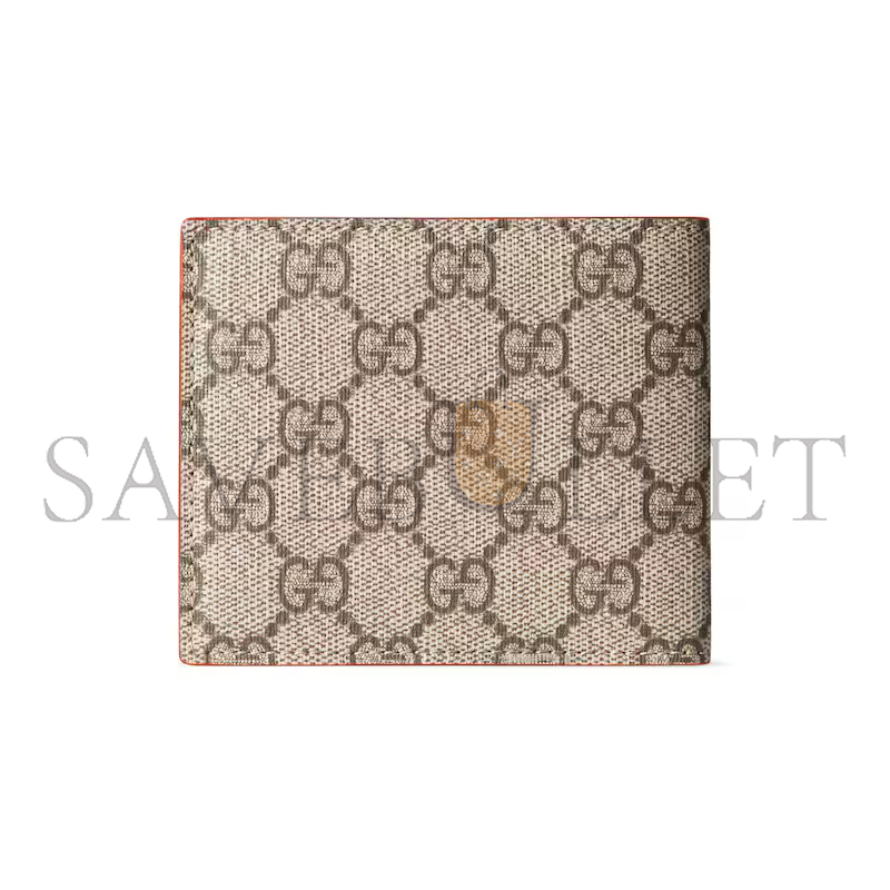 GUCCI ORANGE INTERIOR GG BI-FOLD WALLET ‎‎768243FACQC9743 (21*9cm)