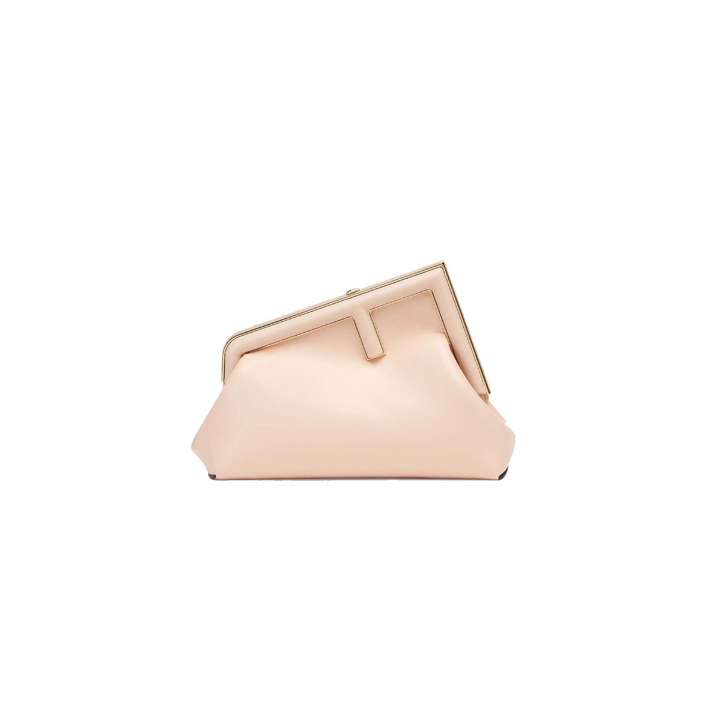 FENDI FIRST SMALL - PALE PINK LEATHER BAG 8BP129ABVEF14N1 (26*18*9.5cm)