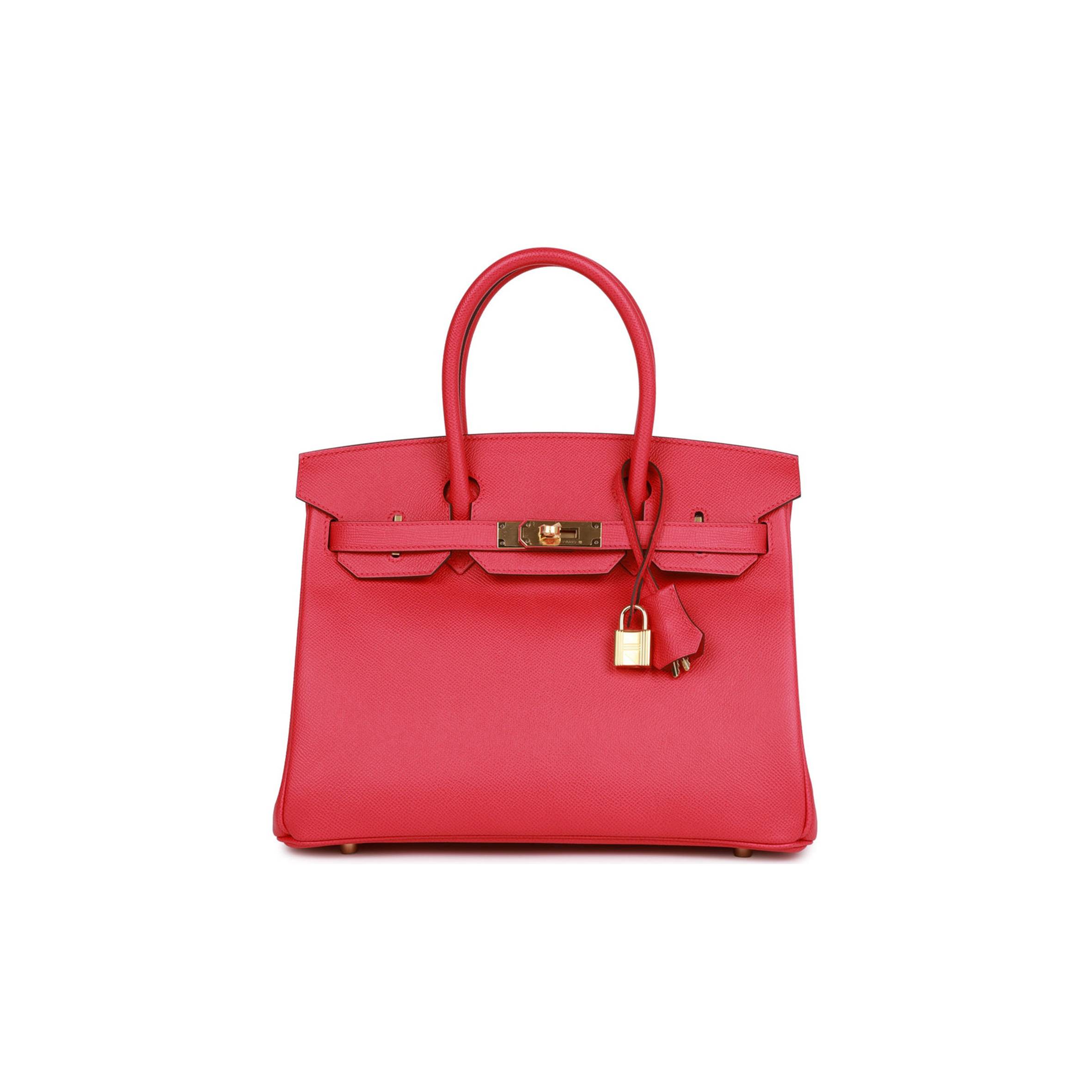 HERMES BIRKIN 30 ROSE EXTREME EPSOM GOLD HARDWARE (30cm) HERMES BIRKIN 30 ROSE EXTREME EPSOM GOLD HARDWARE (30cm)