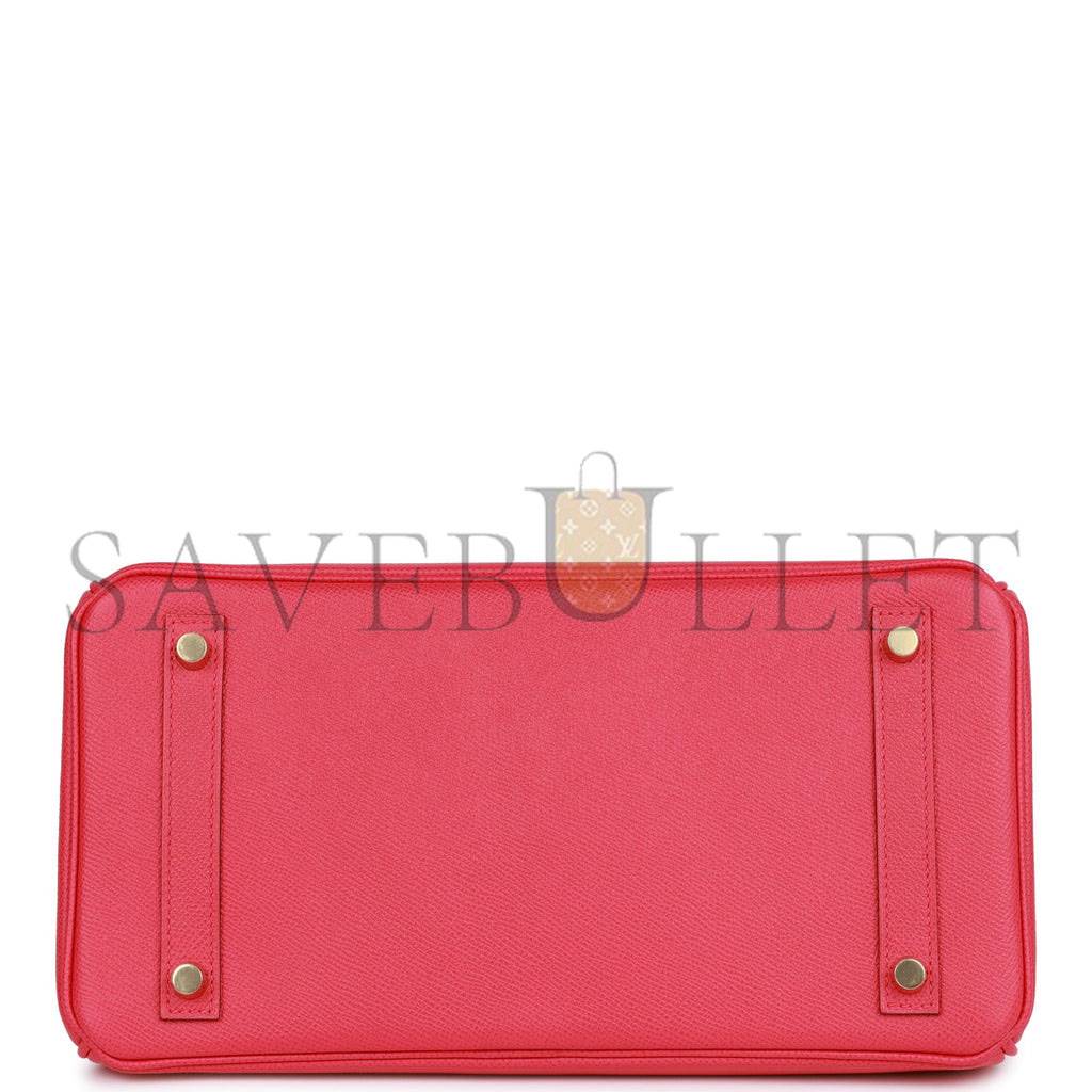 HERMES BIRKIN 30 ROSE EXTREME EPSOM GOLD HARDWARE (30cm) HERMES BIRKIN 30 ROSE EXTREME EPSOM GOLD HARDWARE (30cm)