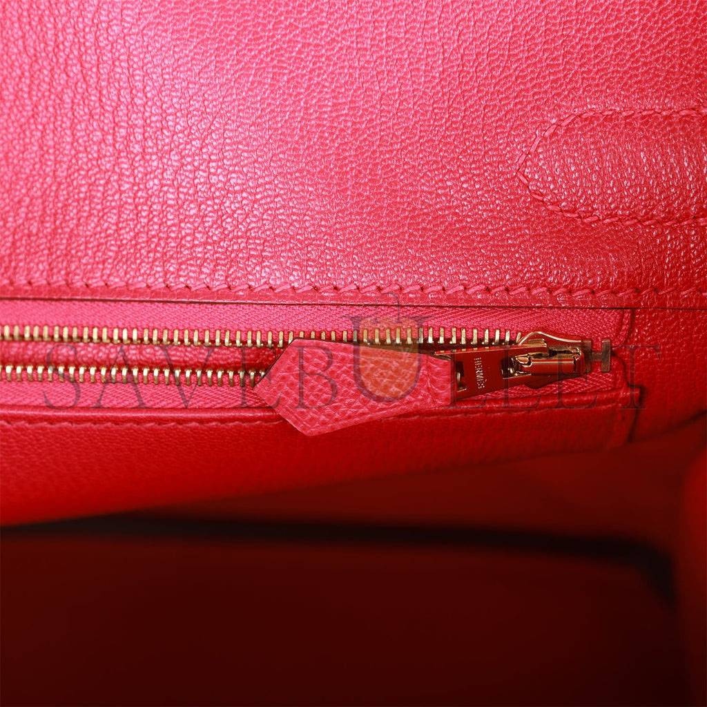 HERMES BIRKIN 30 ROSE EXTREME EPSOM GOLD HARDWARE (30cm) HERMES BIRKIN 30 ROSE EXTREME EPSOM GOLD HARDWARE (30cm)