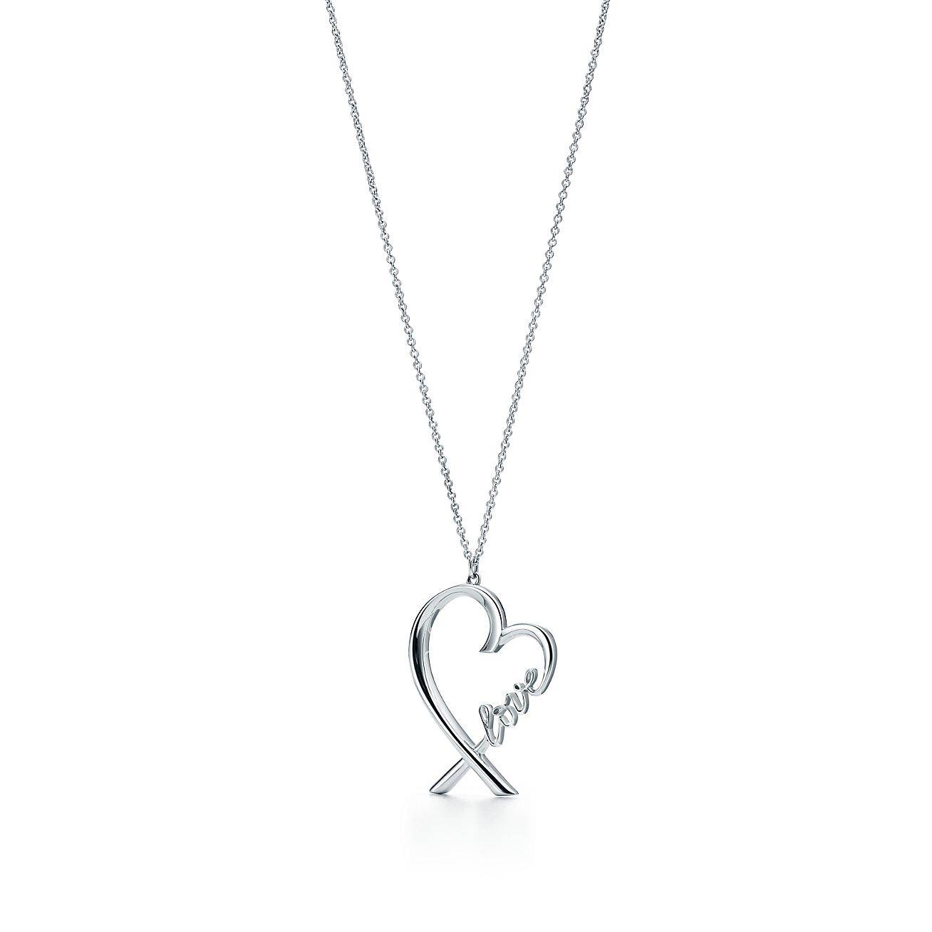 TIFFANY  PALOMA PICASSO® LOVING HEART LOVE PENDANT