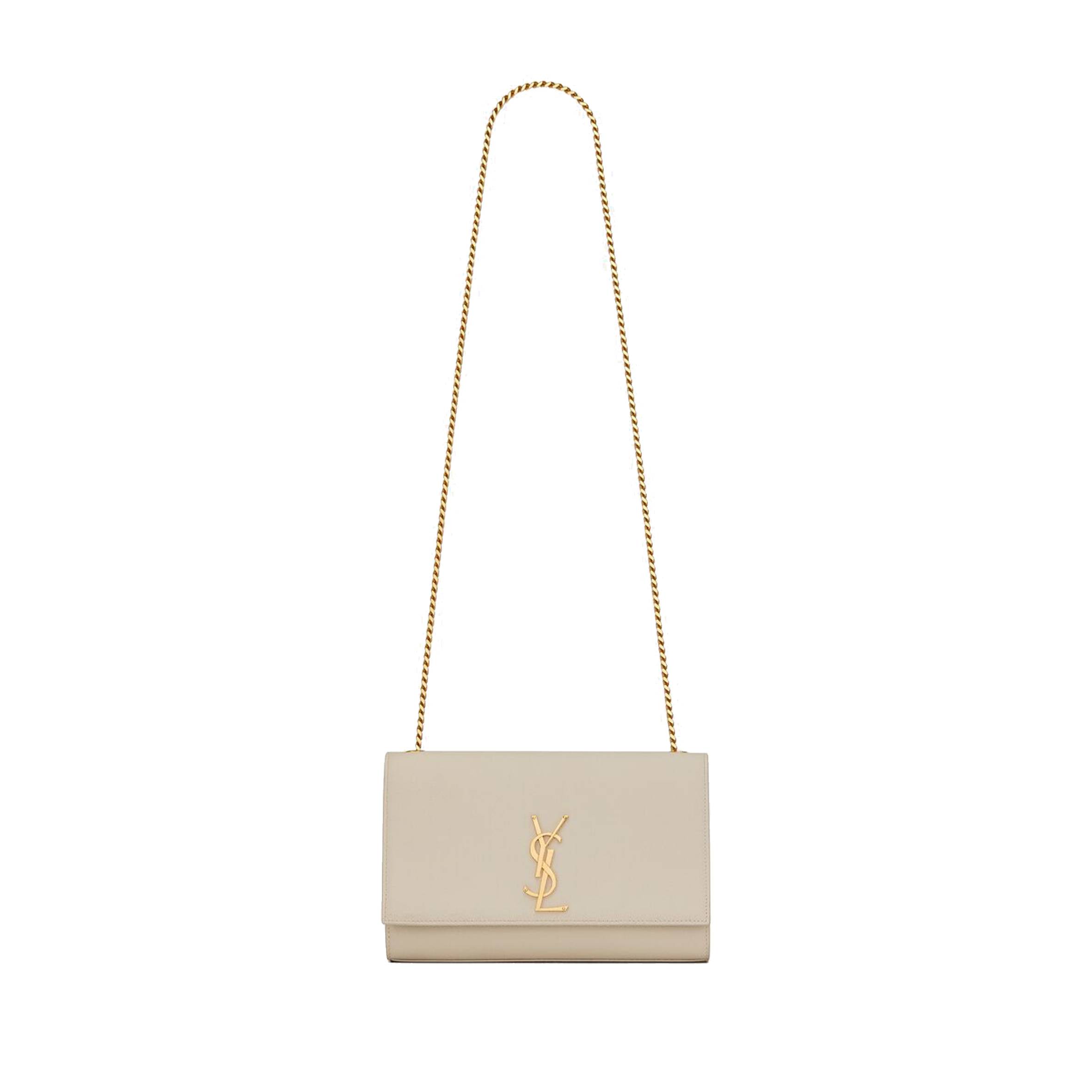 YSL KATE MEDIUM CHAIN BAG IN GRAIN DE POUDRE EMBOSSED LEATHER 364021BOW0J9207 (24*14.5*5.5cm) YSL KATE MEDIUM CHAIN BAG IN GRAIN DE POUDRE EMBOSSED LEATHER 364021BOW0J9207 (24*14.5*5.5cm)