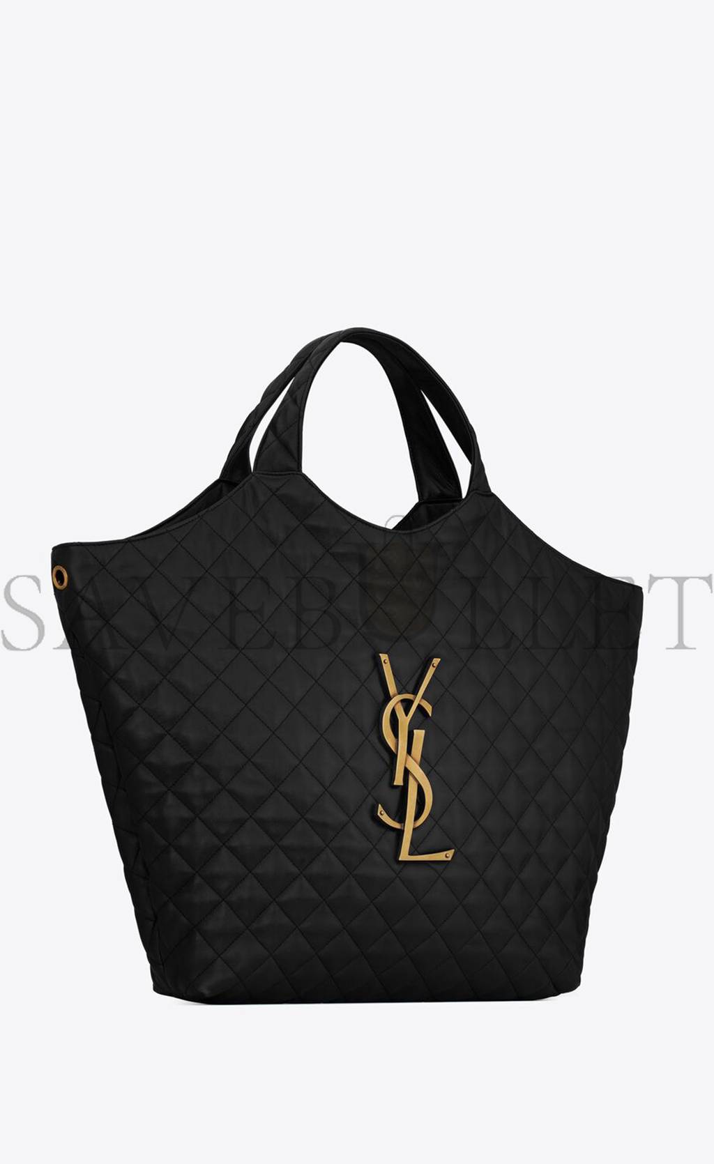 YSL ICARE MAXI SHOPPING BAG IN QUILTED LAMBSKIN 698651AAANG1000 (43*39*8cm)