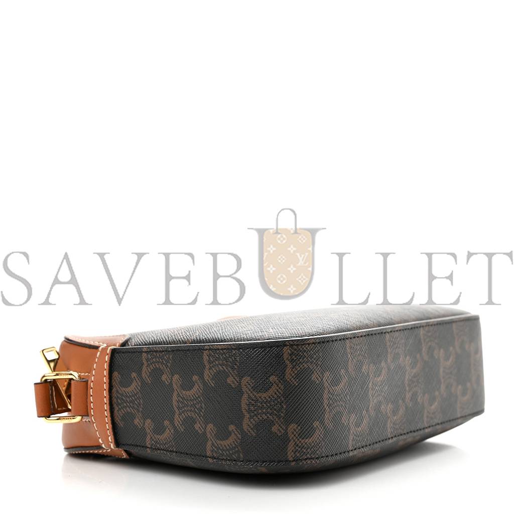 CELINE TRIOMPHE CANVAS SMALL CAMERA BAG TAN (20*15*5cm)