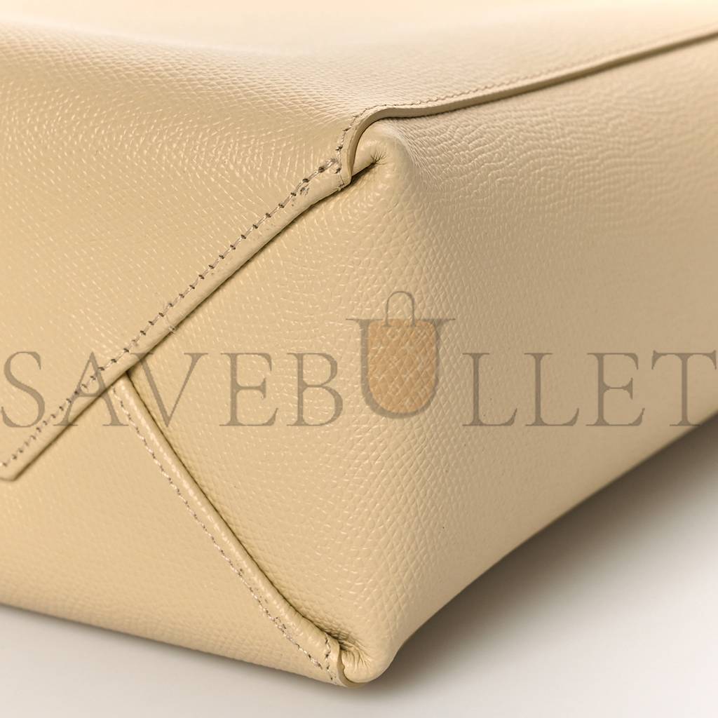 CELINE GRAINED CALFSKIN SMALL VERTICAL CABAS SAND (29*23*10cm)